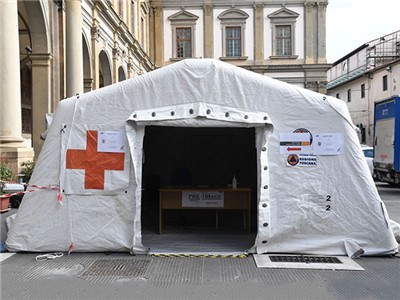 White Inflatable Emergency Survival Tent For Disaster 